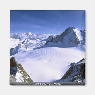 Mont Blanc, Frankreich-Winter Magnet