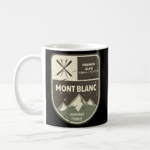 Mont Blanc Französische Alpen Chamonix Frankreich Kaffeetasse