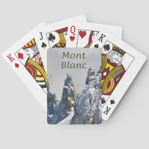 Mont Blanc Monte Bianco Spielkarten