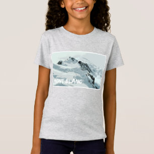 Mont Blanc Mountain Peak, Frankreich T-Shirt