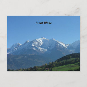 Mont Blanc Postkarte