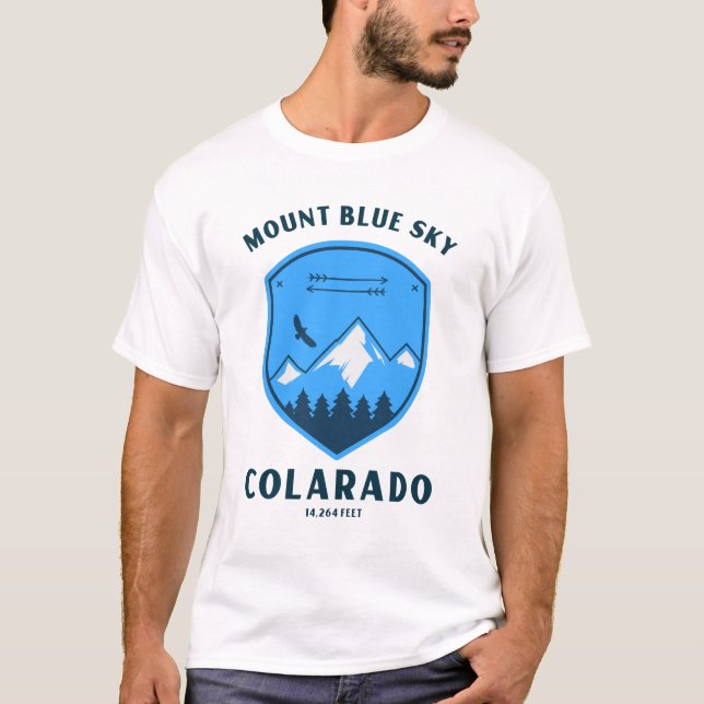 Mont Blue Sky montieren Evangelien T-Shirt (Vorderseite)