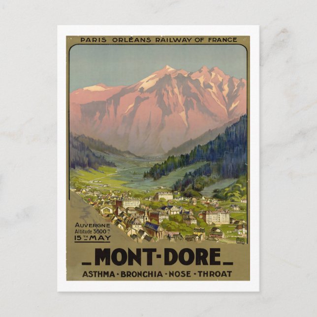 Mont Dore - Frankreich Postkarte (Vorderseite)