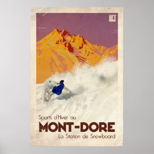 Mont Dore - Vintager Effekt Poster