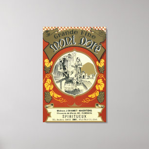 Mont Dore Wein LabelEurope Leinwanddruck