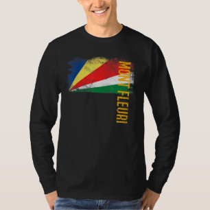 Mont Fleuri Seychelles Flag Seychellois Men Wo T-Shirt