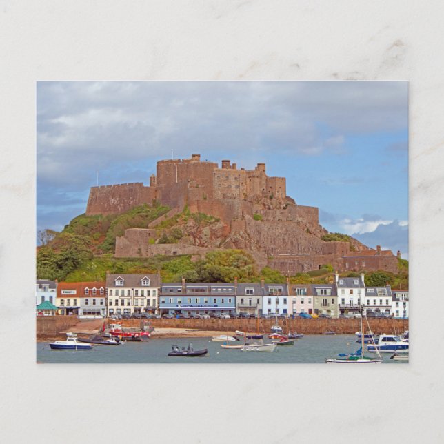 Mont Orgueil Castle, Jersey Postkarte (Vorderseite)