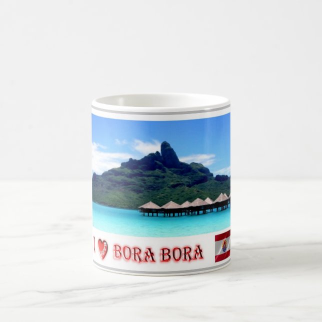Mont Otemanu - Bora Bora - Französisch-Polynesien  Kaffeetasse (Mittel)
