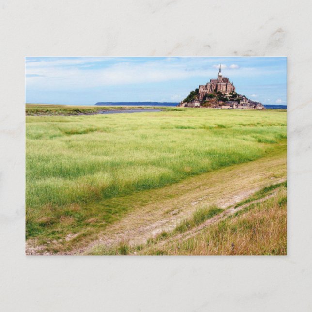 Mont Saint-Michel 4 Postkarte (Vorderseite)