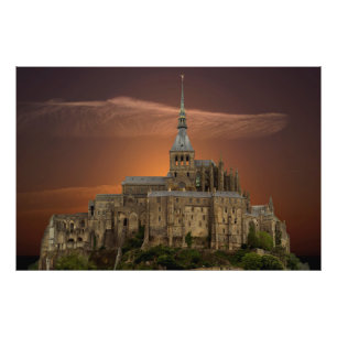 Mont-Saint-Michel Fotodruck