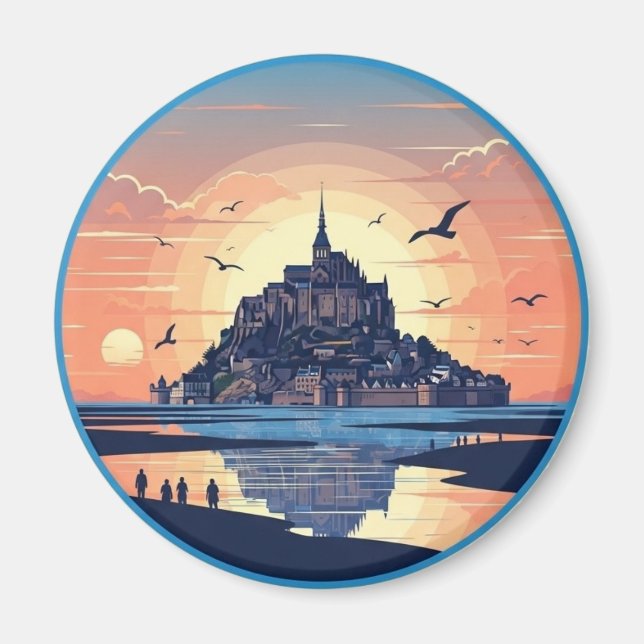 Mont Saint-Michel France Normandy Magnet (Vorne)