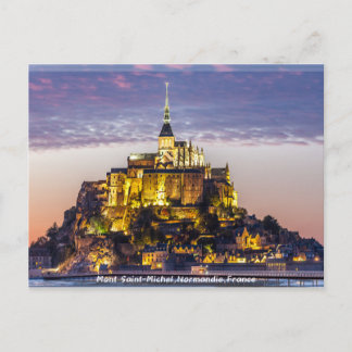 Mont Saint-Michel ・ Frankreich / 聖 米 歇 爾 ・ 山 法 Postkarte