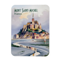 Mont Saint-Michel Frankreich Impressionistische Aq