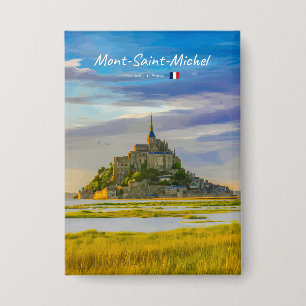 Mont-Saint-Michel, Frankreich - Mittelalterliche A Button
