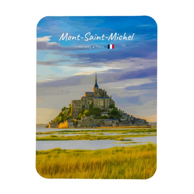 Mont-Saint-Michel, Frankreich - Mittelalterliche A Magnet (Vertikal)
