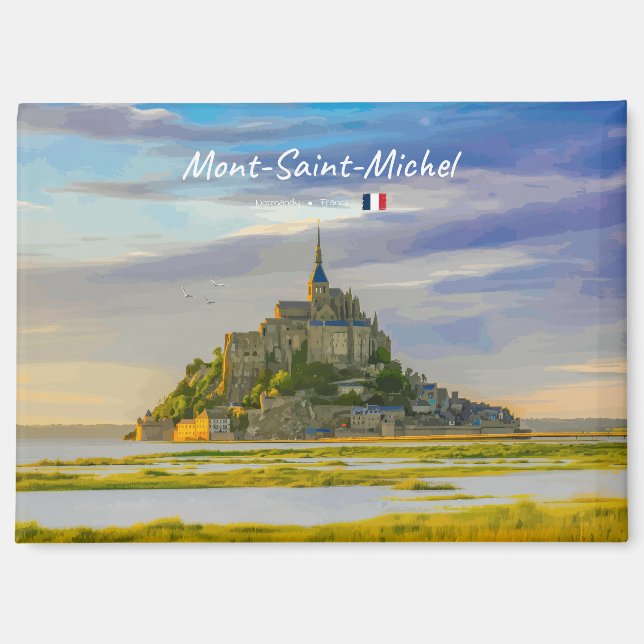 Mont-Saint-Michel, Frankreich - Mittelalterliche A Magnet (Vorderseite)
