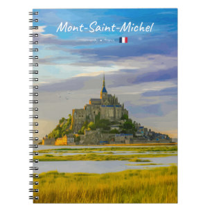 Mont-Saint-Michel, Frankreich - Mittelalterliche A Notizblock