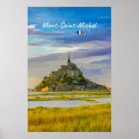 Mont-Saint-Michel, Frankreich - Mittelalterliche A