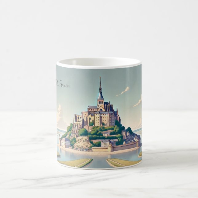 Mont Saint-Michel Frankreich Normandie Kaffeetasse (Mittel)