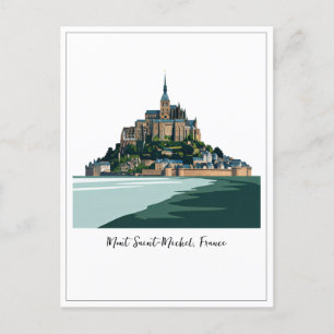 Mont Saint-Michel Frankreich Normandie Postkarte