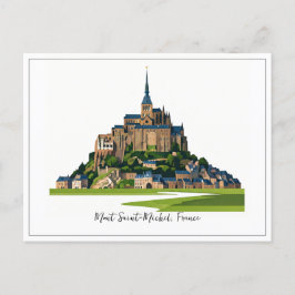 Mont Saint-Michel Frankreich Normandie Postkarte