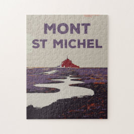Mont Saint Michel Illustration Frankreich Puzzle