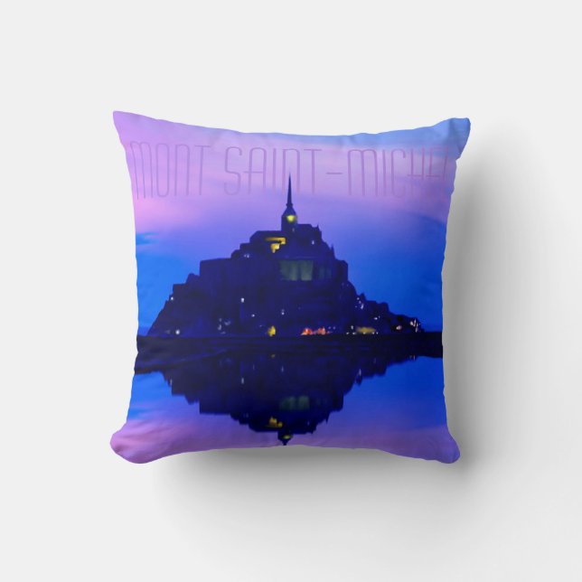 Mont Saint-Michel Kissen (Vorderseite)