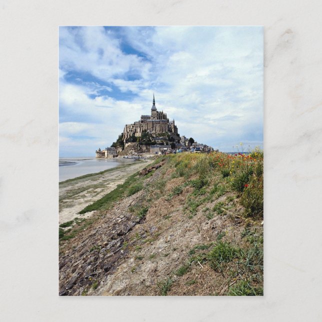 Mont-Saint-Michel, Normandie, Frankreich Postkarte (Vorderseite)