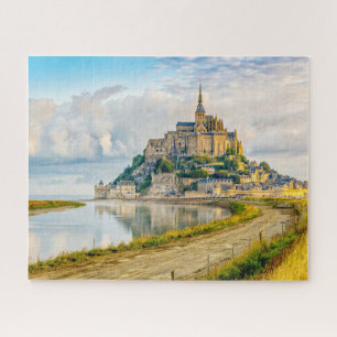 Mont-Saint-Michel, Normandie, Frankreich Puzzle