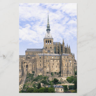 Mont Saint Michel Normandy France Island Abbey Briefpapier