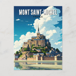Mont Saint-Michel Postkarte