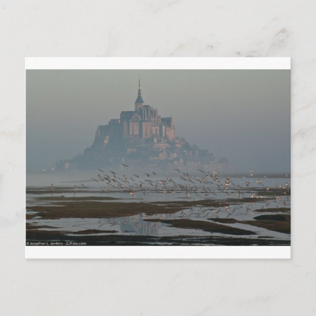 Mont Saint Michel Postkarte (Vorderseite)