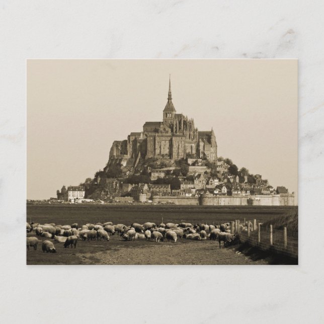 Mont Saint-Michel Postkarte (Vorderseite)