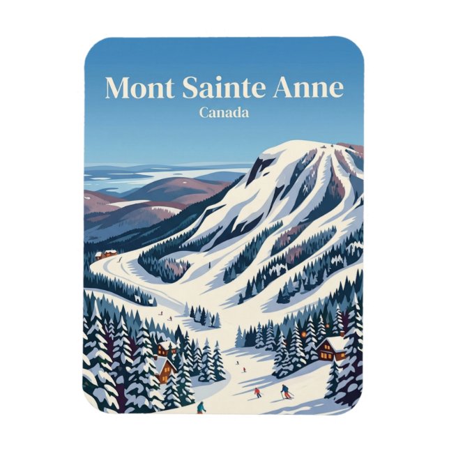 Mont Sainte Anne Kanada Magnet (Vertikal)