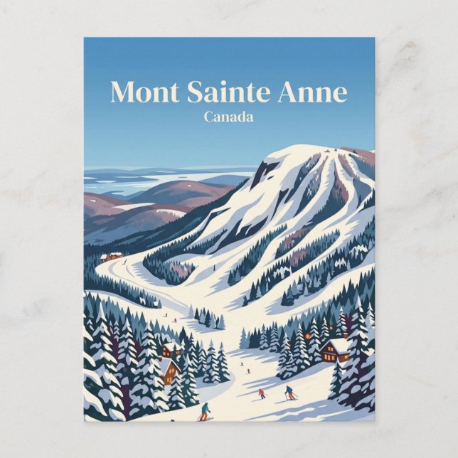 Mont Sainte Anne Kanada Postkarte (Vorderseite)
