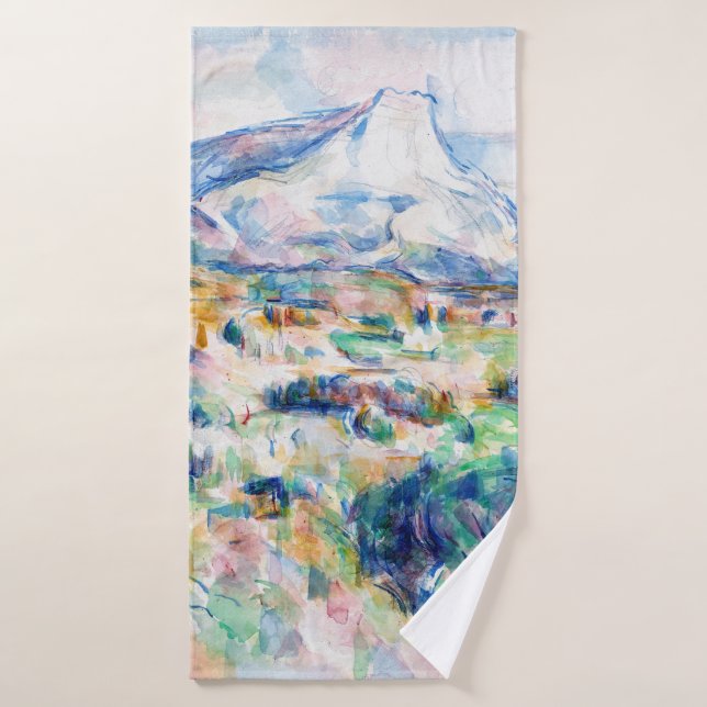 Mont Sainte-Victoire, Paul Cezanne Badehandtuch (Badehandtuch)