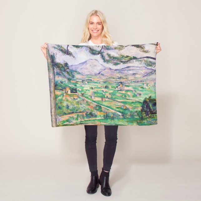 Mont Sainte-Victoire, Paul Cezanne Fleecedecke (Beispiel)
