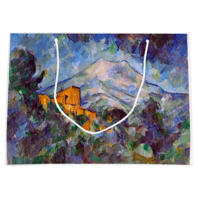 Mont Sainte-Victoire, Paul Cezanne Große Geschenktüte (Vorderseite)