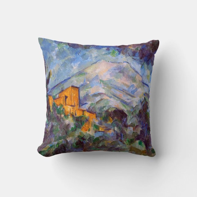 Mont Sainte-Victoire, Paul Cezanne Kissen (Vorderseite)