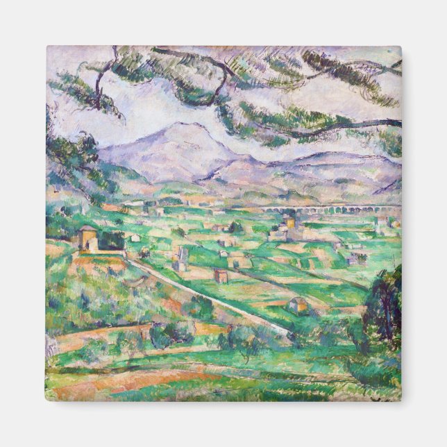 Mont Sainte-Victoire, Paul Cezanne Magnet (Vorne)