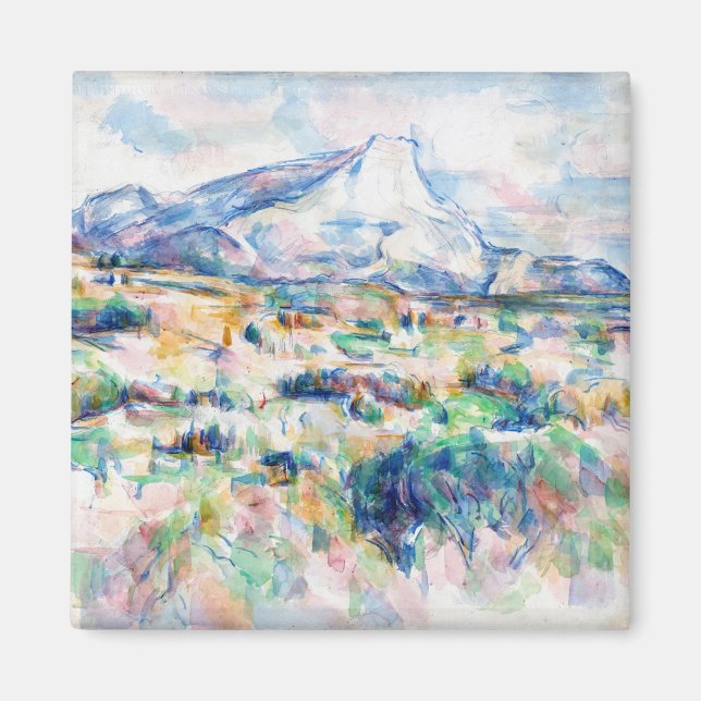 Mont Sainte-Victoire, Paul Cezanne Magnet (Vorne)
