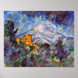 Mont Sainte-Victoire, Paul Cezanne Poster