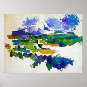 Mont Sainte-Victoire, Paul Cezanne Poster
