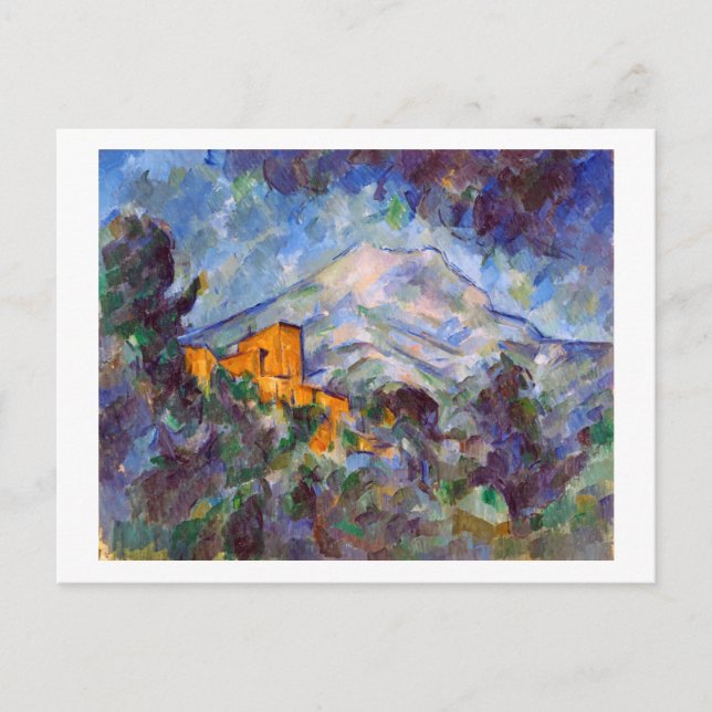 Mont Sainte-Victoire, Paul Cezanne Postkarte (Vorderseite)