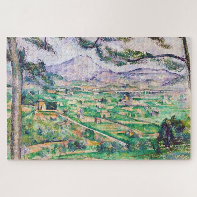 Mont Sainte-Victoire, Paul Cezanne Puzzle (Horizontal)