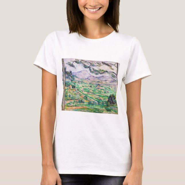 Mont Sainte-Victoire, Paul Cezanne T-Shirt (Vorderseite)