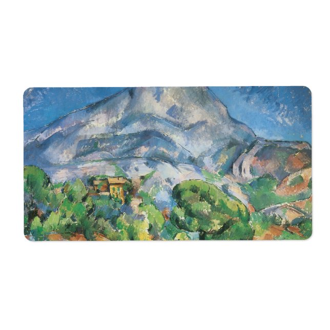 Mont Sainte Victoire über Tholonet, Paul Cezanne (Vorne)
