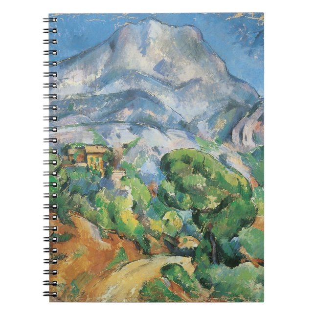 Mont Sainte Victoire über Tholonet, Paul Cezanne Notizblock (Vorderseite)