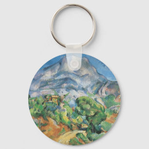 Mont Sainte Victoire über Tholonet, Paul Cezanne Schlüsselanhänger
