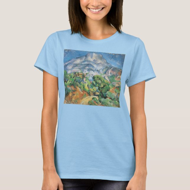 Mont Sainte Victoire über Tholonet, Paul Cezanne T-Shirt (Vorderseite)